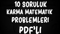 KARMA PROBLEM DENEME 1 l TYT-KPSS-DGS-ALES-YKS