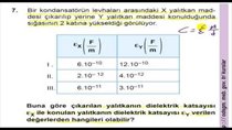 SIAÇLAR ELEKTRK VE MANYETZMA EBA 2017 TEST 17
