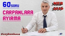 Çarpanlara Ayrma 60 Soru (2016 MEB)