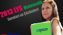 2013 LYS Matematik Sorular ve Çözümleri