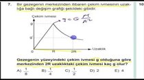 Mekanik Evrensel Kütle Çekim Kepler Meb 2017 12. Snf Test-5
