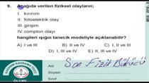 Modern Fizik V Compton olay De Broglie dalgas MEB 2017 12 snf