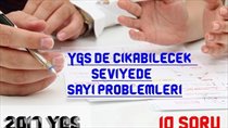 DGS de Çkabilecek Seviyede 10 Say Problemi