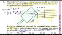 Manyetik Kuvvet MEB 2017 11 Snf Test 20