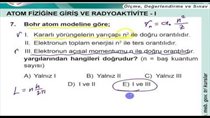 ATOM Modelleri-1 MEB Kazanm 12. Snf T-11