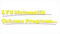 Matematik Ders Çalma Program