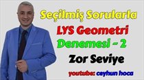 LYS Geometri Denemesi | Zor Seviye-2