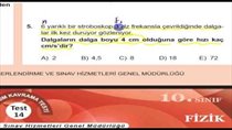 Su Dalgalarnda Yansma | Krlma MEB 2017 10 snf test 14 - Met