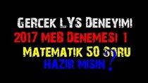 2017 LYS | MEB Denemesi-1 | Matematik