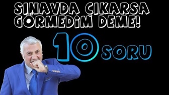 Snavda Çkarsa Görmedim Deme | 10 Soru