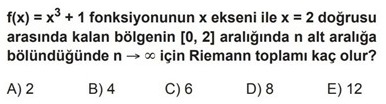 Riemann Toplam - Meb Kazanm Testleri - 5