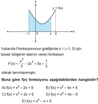 integral ile Alan Hesab- Meb Kazanm Testleri  - 3