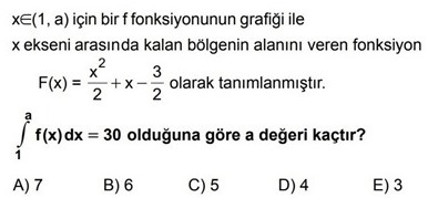 integral ile Alan Hesab- Meb Kazanm Testleri  - 5