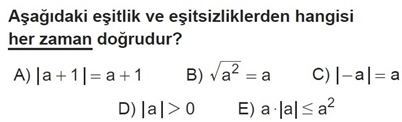 Mutlak Deer - MEB Kazanm Testleri - Orta Seviye - Soru 4